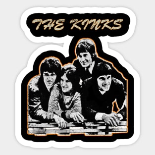 Retro The Kinks Sticker